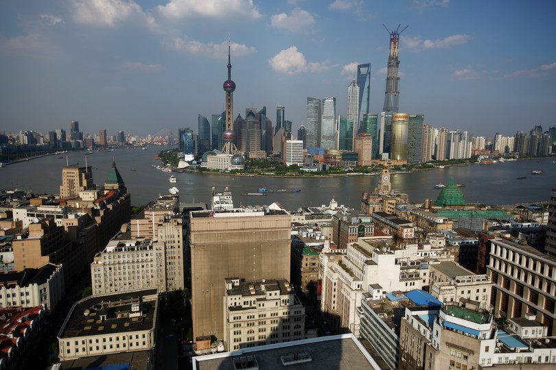 A general view of Shanghai’s financial district of Pudong, 2013