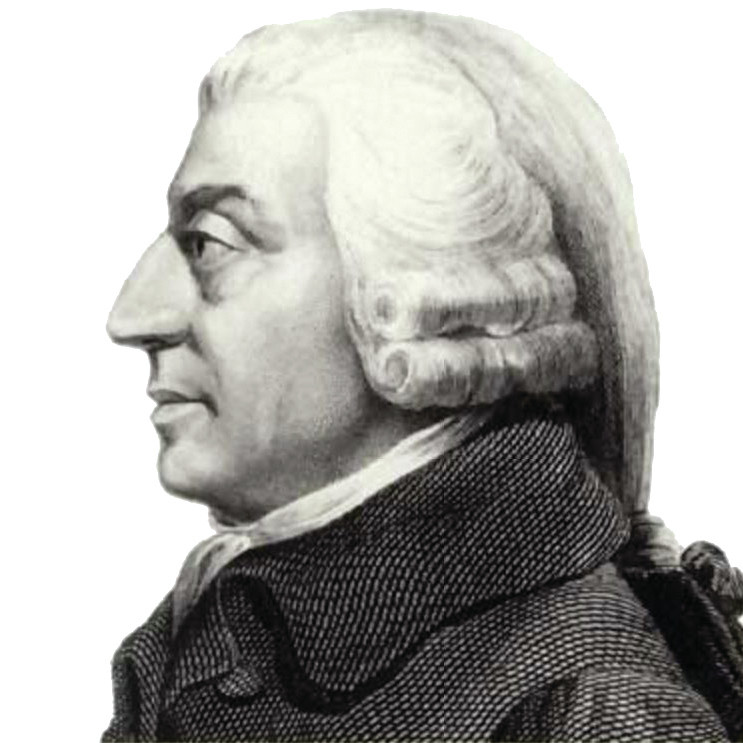 Retrato de Adam Smith