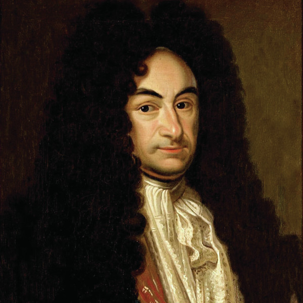 Portrait of Gottfried Wilhelm von Leibniz.